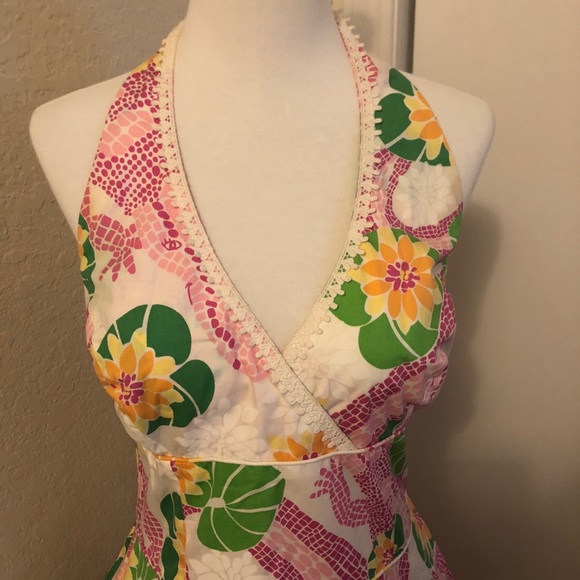 Lilly Pulitzer Sunbather Print Halter Dress - Picture 3 of 4